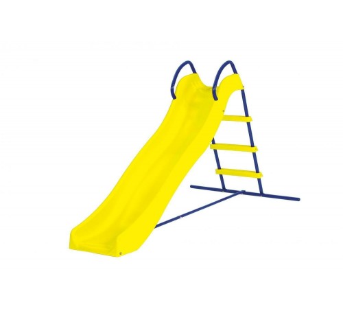 Scivolo da giardino per bambini colore giallo e blu