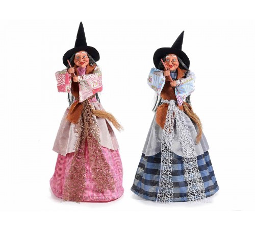 Befane Decorative per Casa e Negozi - Set da 2 Streghe