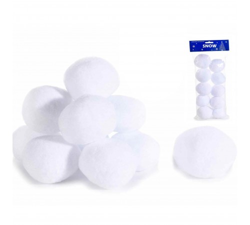 Palle di Neve Artificiali Decorazione Natalizia per Casa, Presepe, Vetrine 40 Pz