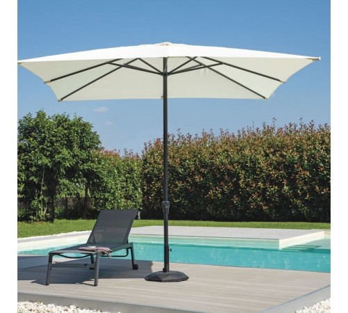 Ombrellone da Giardino con Palo Centrale in Alluminio, Telo Idrorepellente, 3x3 Metri
