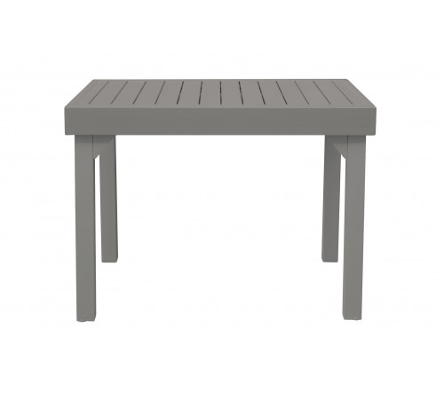 Tavolo in alluminio per balconi e spazi ristretti allungabile fino a 212 centimetri color tortora