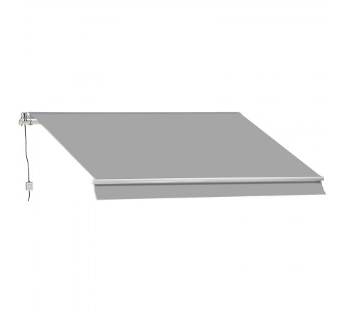 Tenda da sole motorizzata 3 x 2 metri tenda per balconi elettrica color cenere