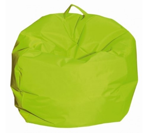 Poltrona Pouf in nylon impermeabile e imbottita verde