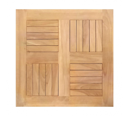 Piano d'appoggio tavolo bar 70x70 cm in legno per interno e esterno