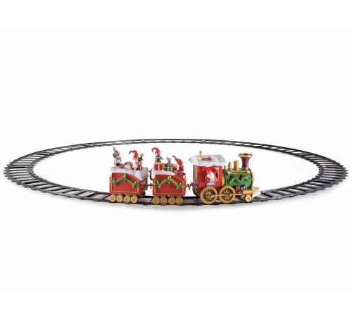 Trenino Sotto Albero di Natale con Movimento, Luci e Suoni Addobbo Natalizio per Casa e Negozi Idea Regalo