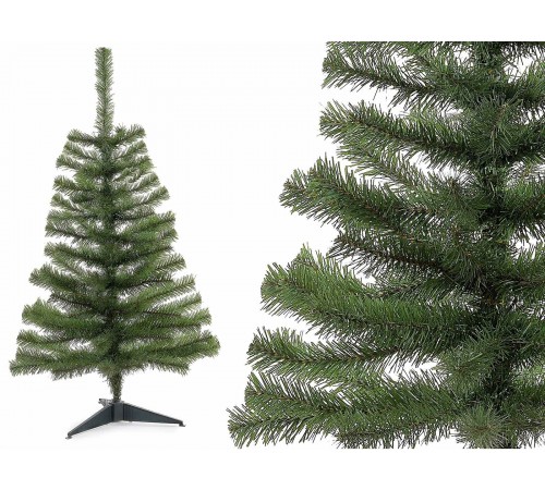 Albero di Natale artificiale pino verde folto con 81 rami 90 centimetri