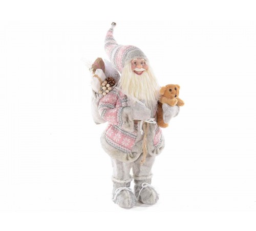 Babbo Natale decorativo allestimento per vetrine e negozi altezza 84 centimetri