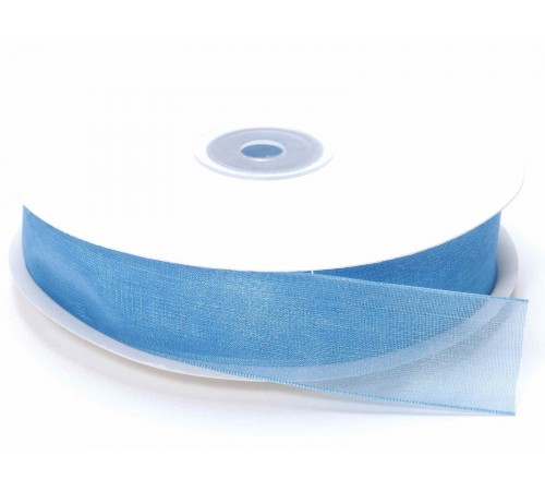 Nastro in organza per fai da te bomboniere pacchi regalo turchese