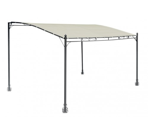 Gazebo pergola per giardini e verande 4 x 3 metri con telo idrorepellente