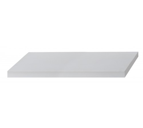 Set 6 Mensole da Parete con Fissaggio a Scomparsa lunghezza 100 centimetri Bianche
