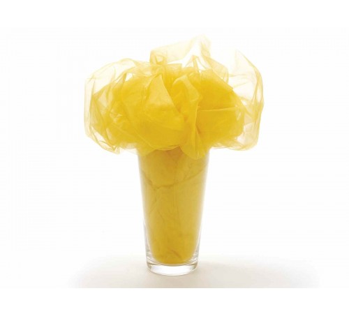 Telo in organza 3 x 1,45 metri color giallo