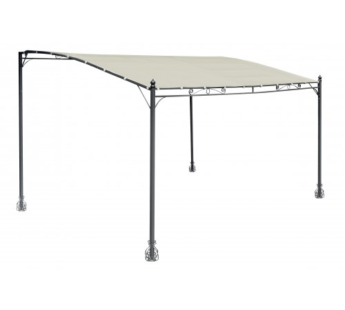 Pergola da giardino 3 x 2,5 metri gazebo per veranda con copertura in poliestere