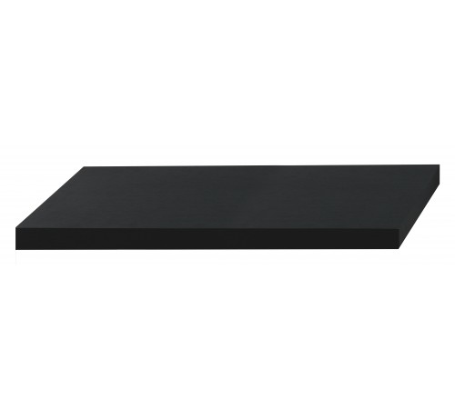 Set 6 Mensole da Parete con Fissaggio a Scomparsa lunghezza 100 centimetri Wenge
