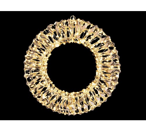 Ghirlanda Natalizia Luminosa con 480 Led, Uso Interno ed Esterno - Misura 40 cm