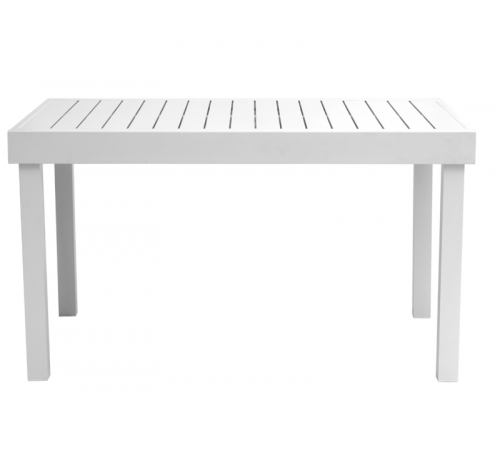 Tavolo da giardino allungabile da 135 a 270 cm in alluminio bianco