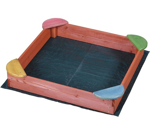 Sabbiera in legno gioco per casa e giardino per bambini