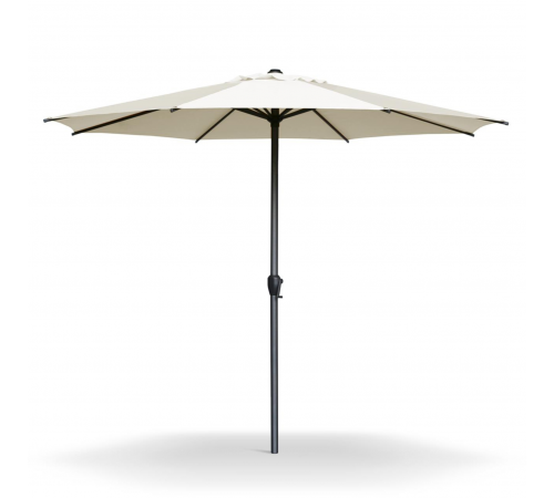 Ombrellone per Balconi e Veranda Orientabile con Snodo Diametro 3 Metri Telo Beige