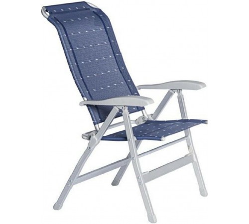 Poltrona per casa e giardino pieghevole con schienale regolabile in 8 posizioni