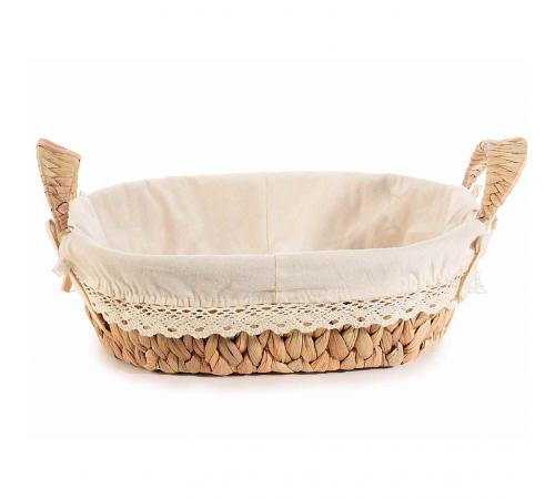 Cestino in Giacinto Intrecciato con Fodera