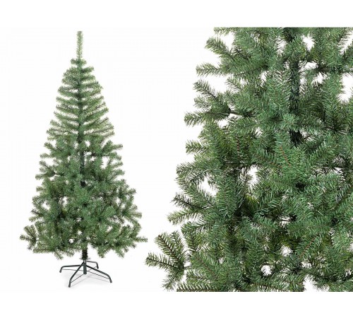 Albero di Natale artificiale pino verde folto con 420 rami 1,80 metri