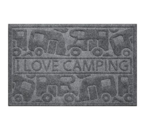 Tappeto per camper e roulotte 40 x 60 centimetri grigio