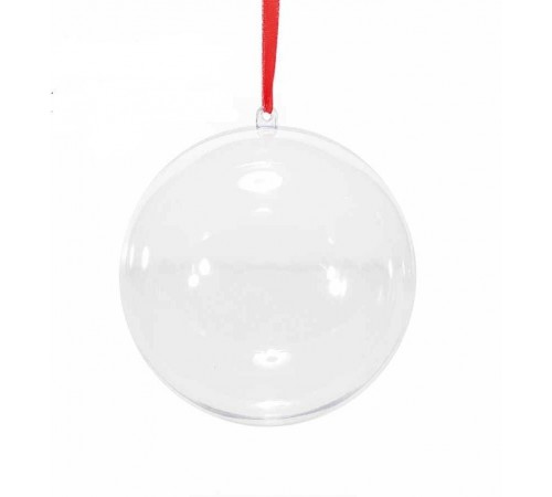 Palline di Natale da appendere apribili e riempibili con doni e dolci set da 10 pezzi