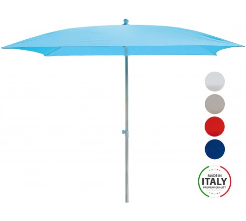 Ombrellone da giardino quadrato Made in Italy in Alluminio 2,5 x 2,5 metri