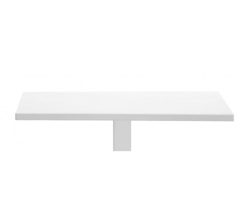 Piano Tavolo in Alluminio Uso Interno ed Esterno per Bar, Ristoranti 70x70 Colore Bianco
