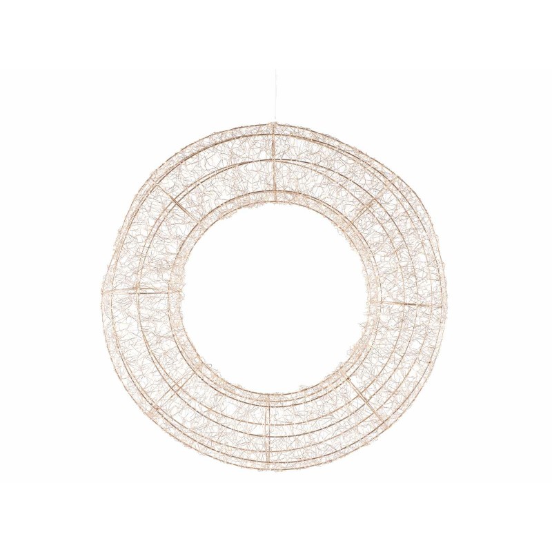 Ghirlanda Natalizia Con Luci LED 1,8m – 60 LED, 8 Modalità, Timer, A Batteria (pile AA Non Incluse), Con Pigne E Bacche - 4