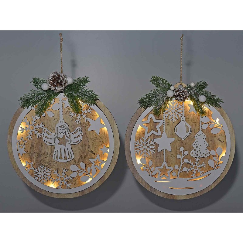 Roman 633300 Set Presepio Mosaico: Angelo E Tre Re In Poliresina Marrone, 25 Cm - 2