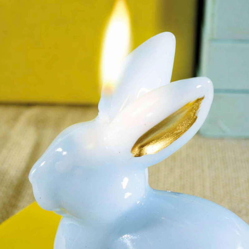 Gleemoria Candele Pasquali Profumate A Forma Di Uovo, Gelsomino E Vaniglia, 255g, Durata 60+ Ore, Cera Di Soia, Decorazione Per Tavola