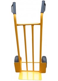 Carrello portapacchi in acciaio rinforzato portata 300 Kg ruote pneumatiche