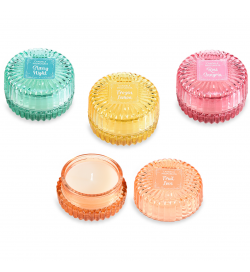 Set 4 Candele Profumate in Barattolo con Coperchio