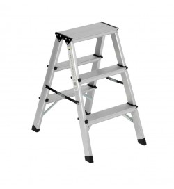 Scala a 3 gradini sgabello in alluminio per bricolage scaletta per fai da te
