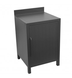 Mobile da Cucina  in Alluminio Uso Interno ed Esterno  con Anta Antracite