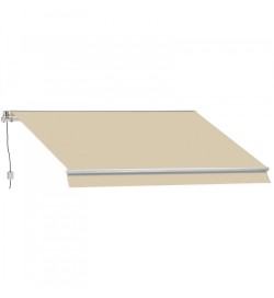 Tenda da sole motorizzata 3 x 2 metri tenda parasole elettrica beige