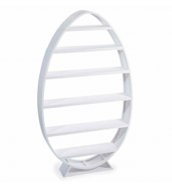 Espositore in Legno a Forma di Uovo, per Negozi e Vetrine, Altezza 1,22 Metri