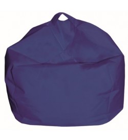 Poltrona Pouf in nylon impermeabile e imbottita blu