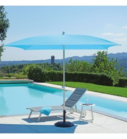 Ombrellone 2,5x2,5 Metri in Alluminio Anodizzato, per Giardino, Piscina, Hotel Idrorepellente e Anti Raggi Solari