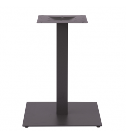 Base per tavolo contract in acciaio, colore nero, peso 21 kg