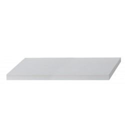 Set 6 Mensole da Parete con Fissaggio a Scomparsa lunghezza 100 centimetri Bianche