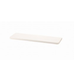 Set 4 Mensole da Parete Rettangolari Componibili Bianche 60 centimetri