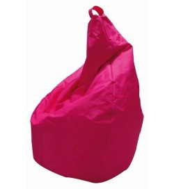 Poltrona a pera In nylon fucsia pouf a sacco per interni ed esterni 