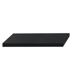 Set 6 Mensole da Parete con Fissaggio a Scomparsa lunghezza 100 centimetri Wenge