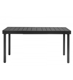 Tavolo da giardino allungabile da 156 a 213 cm in alluminio antracite