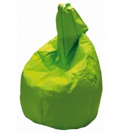Poltrona a pera In nylon verde pouf a sacco per interni ed esterni 