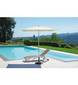 Ombrellone stabilimenti, giardino, piscina Made in Italy 2 x 2 metri in alluminio con telo ad alta protezione UV