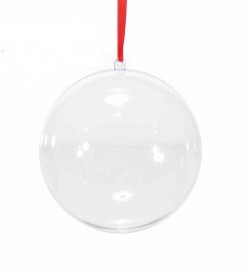 Palline di Natale da appendere apribili e riempibili con doni e dolci set da 10 pezzi