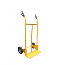 Carrello portapacchi in acciaio rinforzato portata 200 Kg ruote rigide