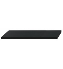 Set 4 Mensole da Parete con Fissaggio a Scomparsa lunghezza 150 centimetri wengè